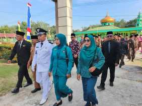 Pemdes Sungai Cingam Laksanakan Peringatan HUT Ke 81 Kemerdekaan Republik Indonesia Berjalan Penuh Khidmat.