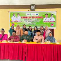 PEMDES SUNGAI CINGAM LAKUKAN REMBUK STUNTING TAHUN 2025