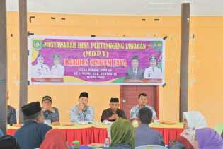 Musyawarah Desa Pertanggung Jawaban ( MDPT ) Bumdes Cingam Jaya Tahun 2022