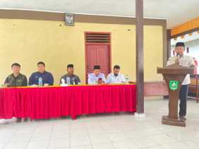 Pemdes Sungai Cingam Sambut Sosialisasi BAKTI KemKomDigi RI